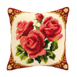 Red Roses - Chunky Cross...