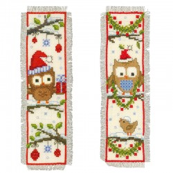 Owls In Santa Hats: Set of...